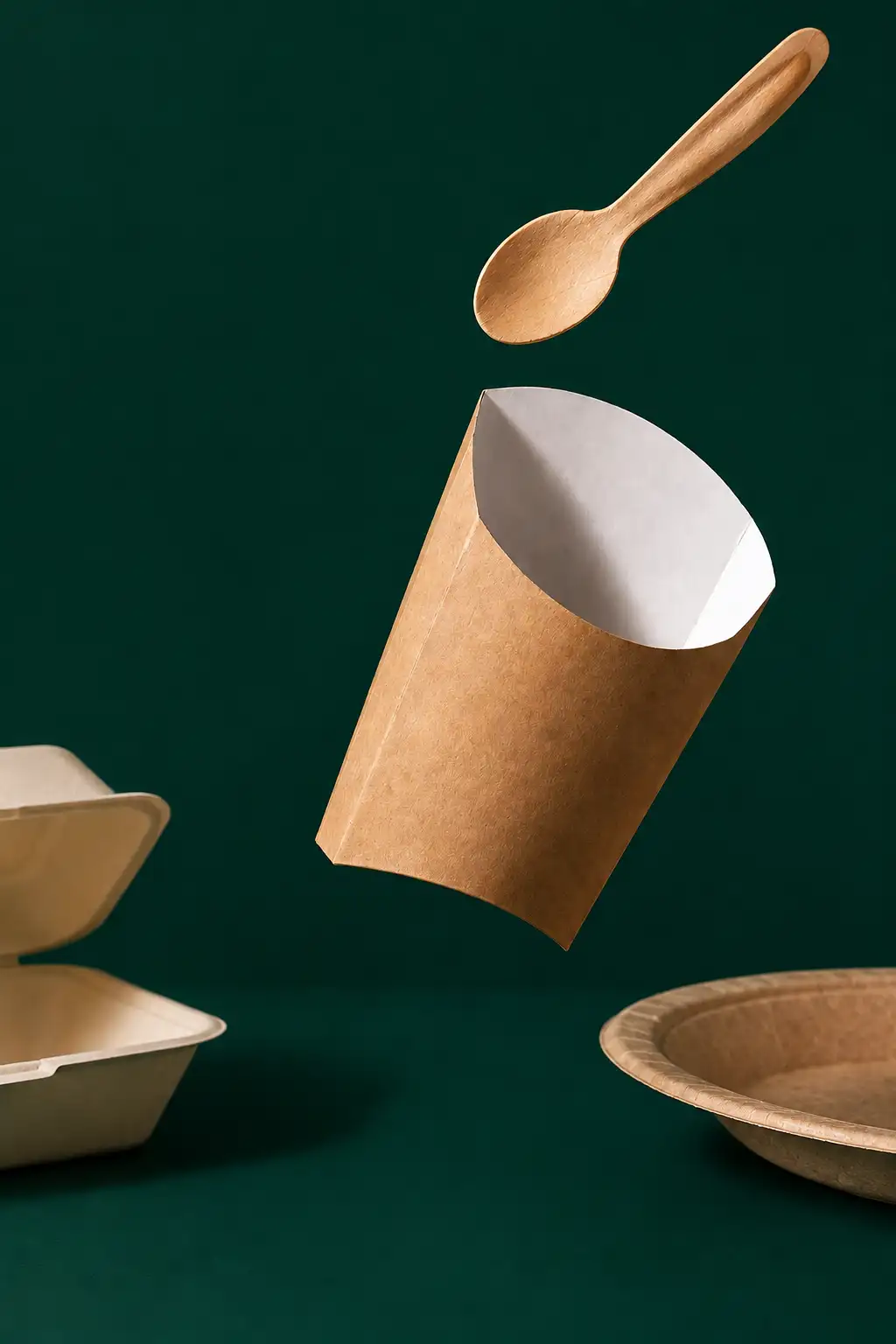 Variedad de envases biodegradables y sostenibles para el sector HORECA - Yimailife